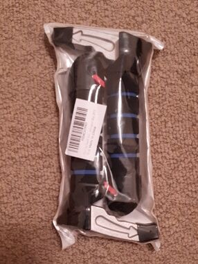 3-in-1 Car Handle Grips — Black with Blue Stripes (2 PCS)